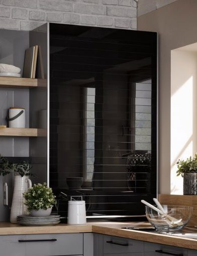 Glas-Rolladen-Schrank Glas-Rolladen-Schrank